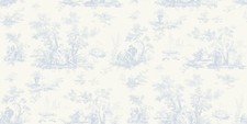 Pale Blue - Toile De Jouy