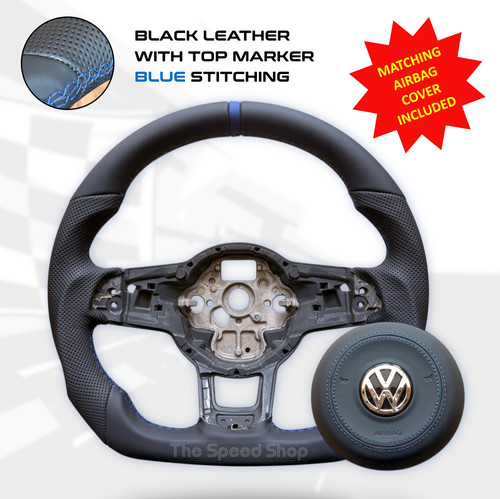 Leather steering wheel - steering, for