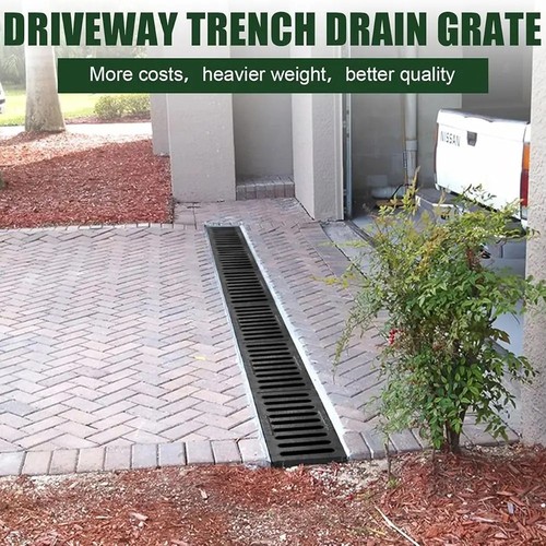 Heavy duty resin trench drain - trench,