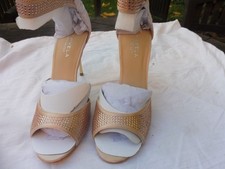 Carvela/Kurt geiger, nude sparkly party shoes New 36/3