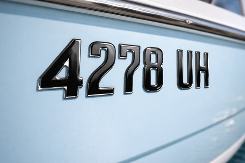 Boat letters and numbers - boat,