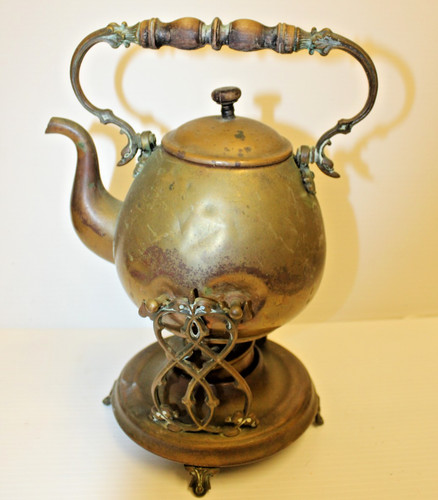 Vintage copper kettle - copper, teapot