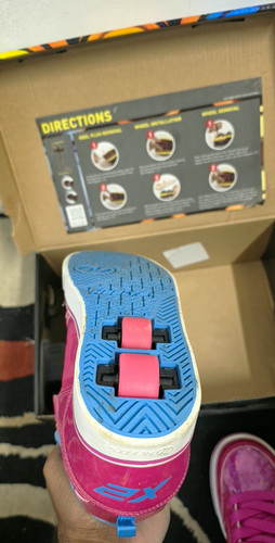 Heelys girls pink blue white - heelys, pink/blue/white