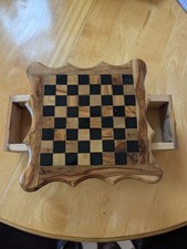 Olive Wood Chess Table (small)