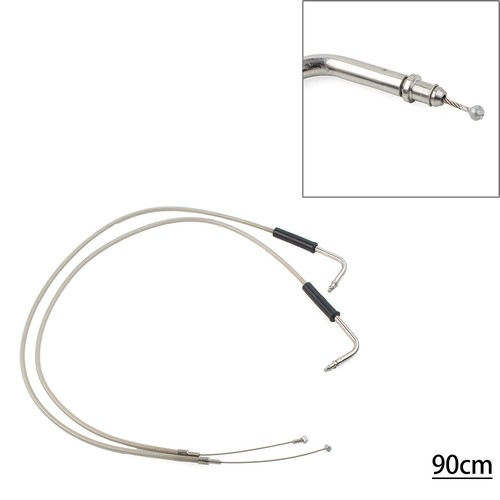 90cm stainless throttle cable - 90cm,