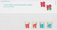 2012 GB Olympic & Paralympic Games Definitive Royal Mail Presentation Pack 92