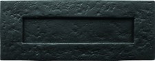 Antique Black Iron Letter Box