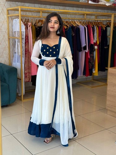 Gown pakistani salwar - gown,