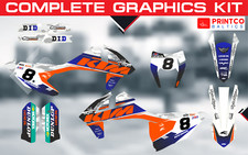 KTM SX EXC 65 85 125 250 300 450 2013-2025 complete graphics kit 21 mil