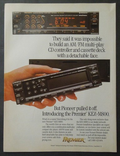 1989 pioneer premier - pioneer,