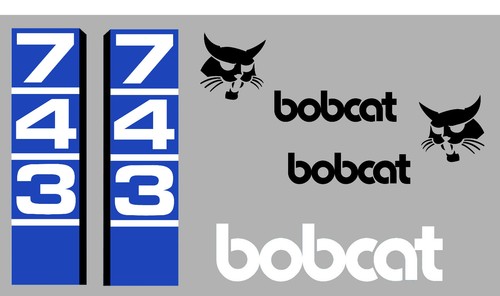 Bobcat 743 skid steer decal - bobcat,