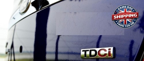 Ford tdci rear chrome badge - chrome,