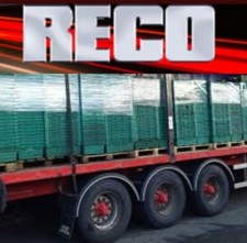 30 X GREEN USED BALE ARM TRAY STACKING CRATE 60-40-20CM STORAGE BOX 