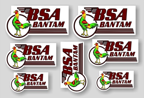 Bsa bantam motorcycle - 7x,