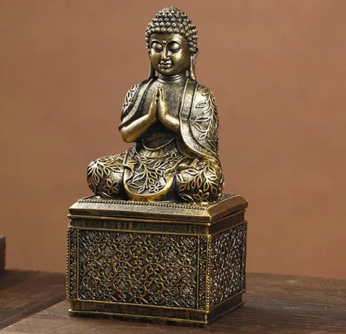 Folded hands meditating - meditating, buddha