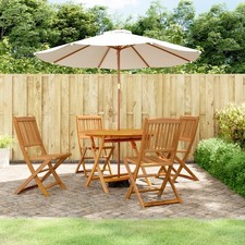 5 Piece Outdoor Patio Wooden