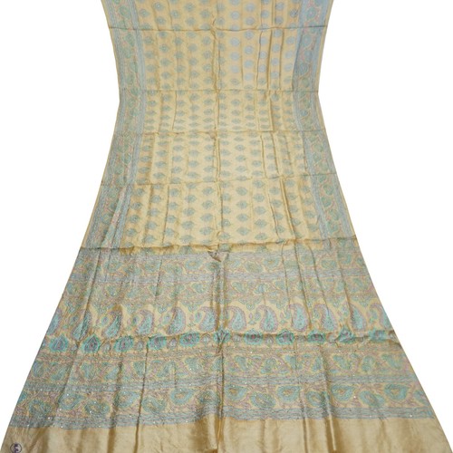 Vintage tan color sarees - color, 100%