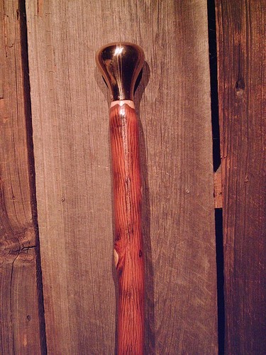 Walking stick brass knob - walking,