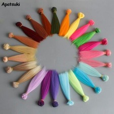 15*100cm Straight Wig Hair for 11.5" 1/6 1/3 1/4 BJD Doll Accessories DIY Toys