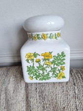 Vintage storage jar - storage,