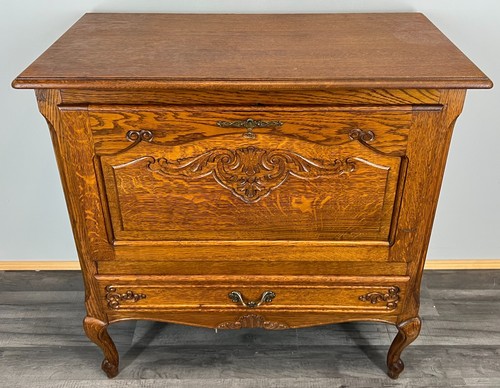 French oak cabinet sideboard - french,