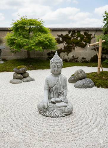 Garden buddha ornament statue - garden,