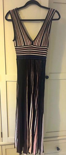 Zara black white striped - white,