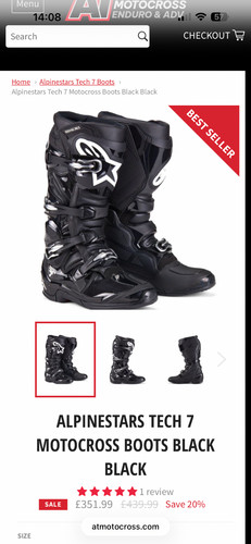 Alpinestars tech motocross - tech,