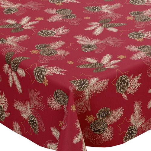 Christmas pine cones red - christmas,