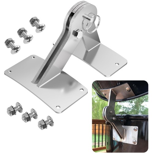 Stainless steel lid hinge - steel, kit