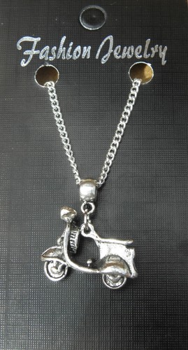 Mod scooter pendant necklace - pendant,