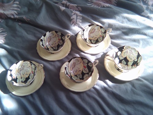 Five paragon cups and - paragon,