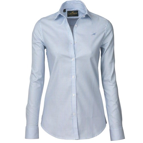 Laksen lady eton shirt - -, sky