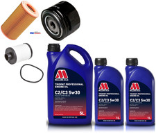 FOR FIAT DUCATO (2006-2011) 2.3 AIR OIL FUEL FILTER & ENGINE OIL SERVICE KIT