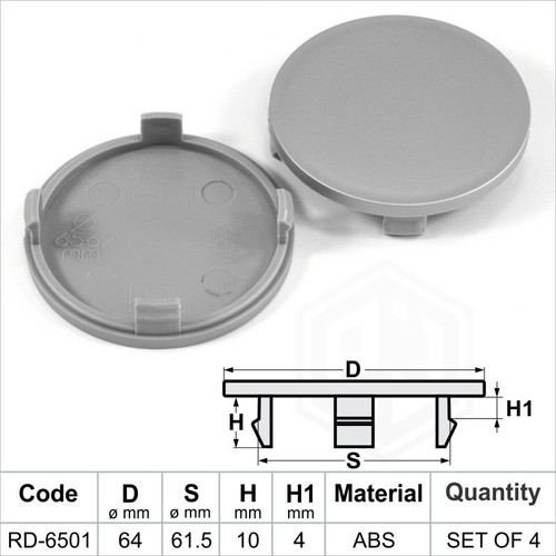 Wheel center caps - , centre