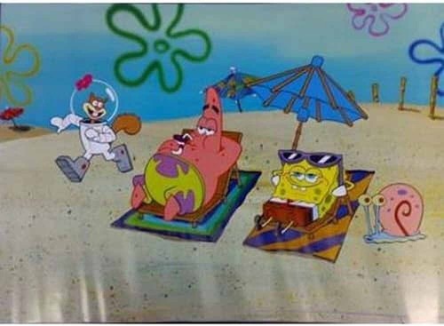 Aquarium ornament spongebob - aquarium,