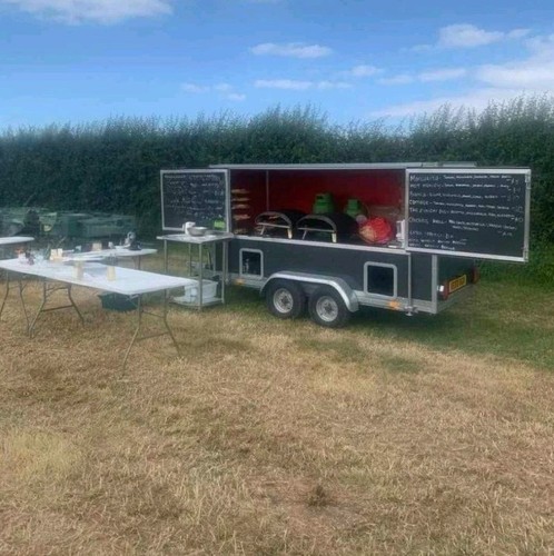 Twin axle pizza catering - axle,