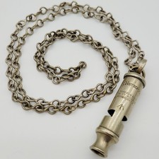 WW1 WW2 MILITARY WHISTLE ON