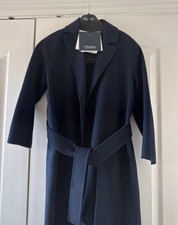Max mara Robe Coat Navy 8