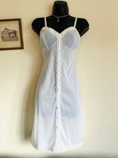 Vintage 1950s Sheer White