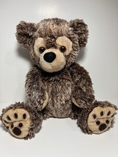 Walt Disney 13” Pre-Duffy Frosted Teddy Bear Plush Hidden Mickey No Tush Tag