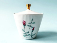 VTG MID CENTURY GERMAN SELTMANN WEIDEN MONIKA FLORAL PORCELAIN SUGAR SWEET POT