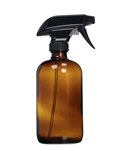 Empty amber glass spray - empty,