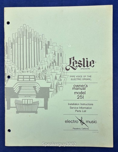 Original leslie speaker model - original,