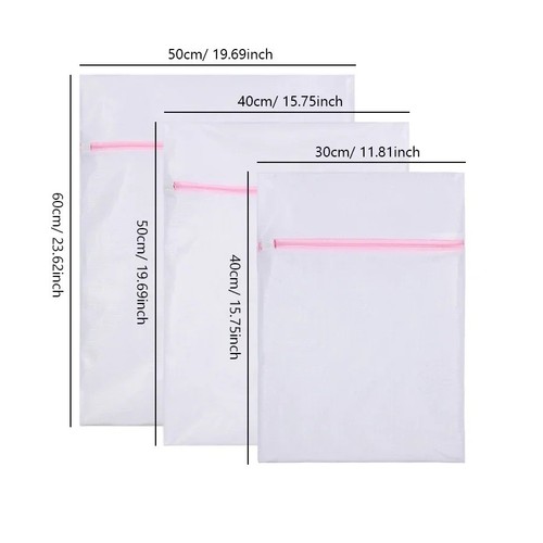 3pcs mesh laundry bag - bag, set