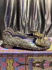 Irregular Choice Size 5 Gold Disney Cinderella Sparkle Light Up Ballet Pumps
