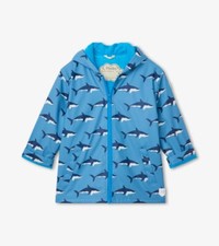 New Hatley Swimming Sharks Colour Changing Splash Jacket 3 4 5 6 7 8 10 12