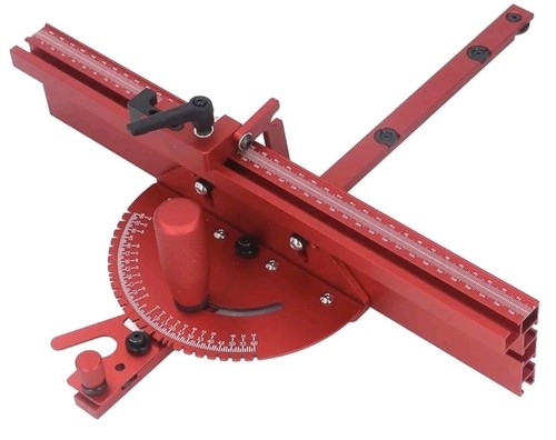 Table saw miter gauge system - table,