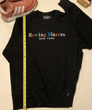 Rowing Blazers New York Black pullover Sweater Size Small Street wear