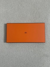 Authentic Hermes Orange Rectangle Scarf Box Only, Brand New